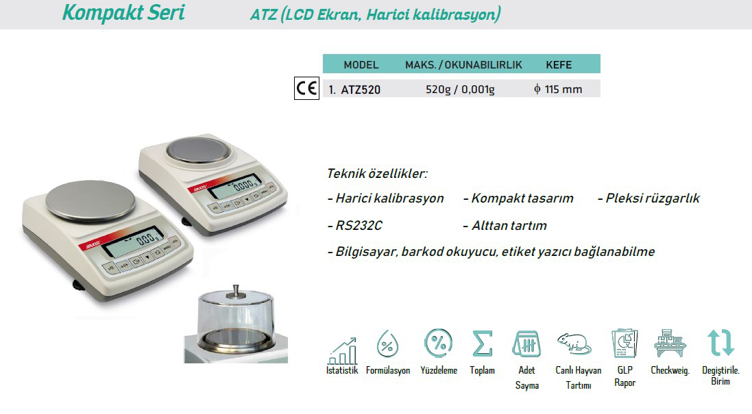 ATA/ATZ - Hassas Teraziler