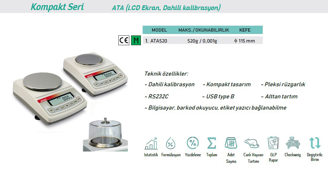 ATA/ATZ - Hassas Teraziler